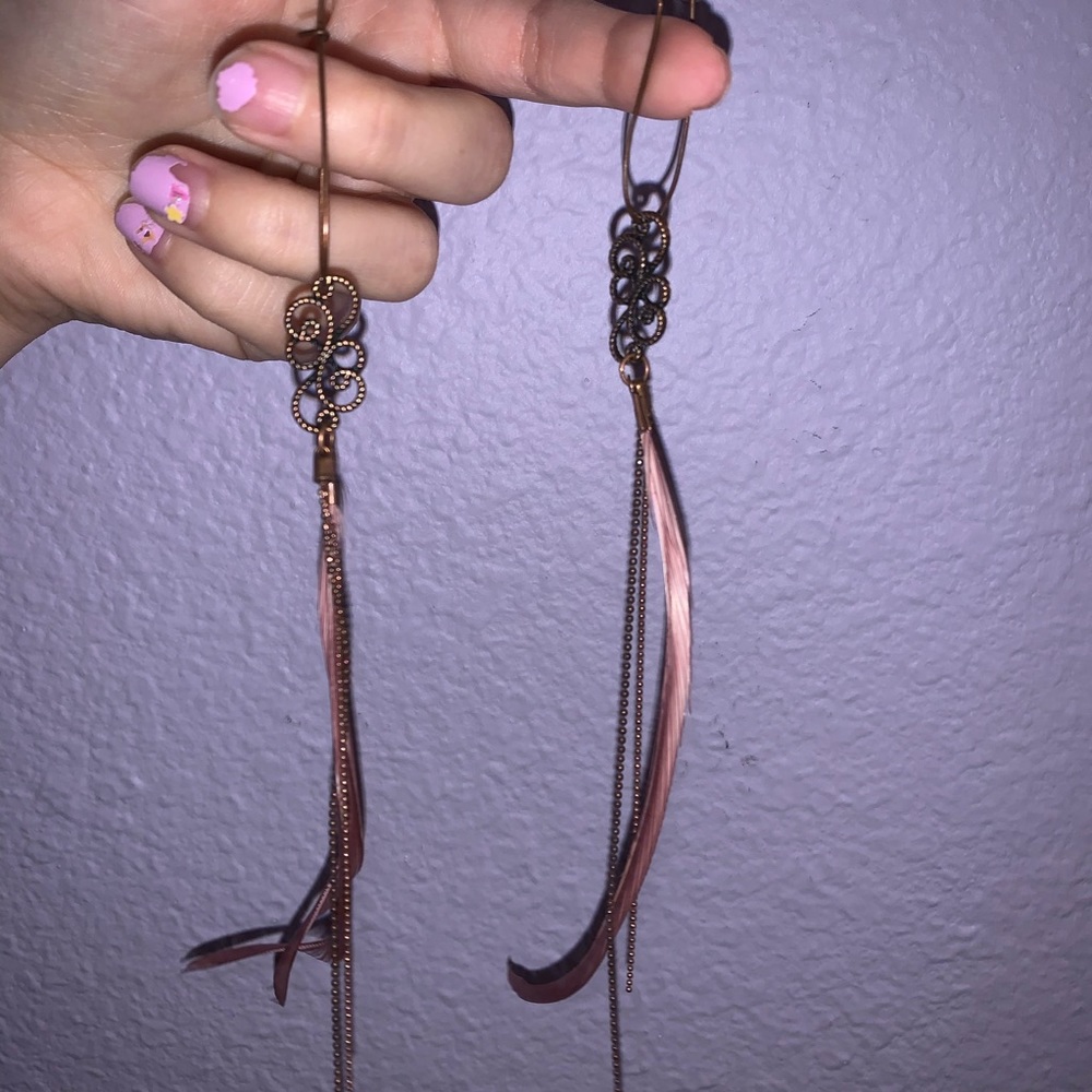 Bundle of earrings necklace and bracelet